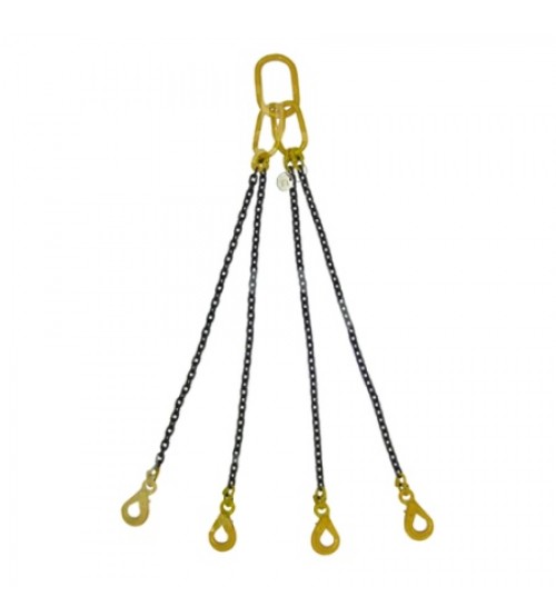 Tõstekett 2-haruline, koos enesesulguva konksuga, 1 m, 4.75 t