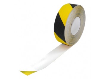 Libisemisvastane hoiatuslint 50 mm x 18 m, must‑kollane