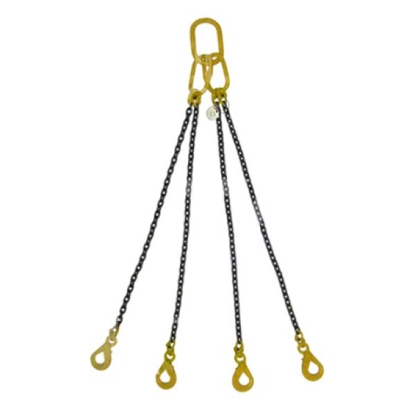 Tõstekett 2-haruline, koos enesesulguva konksuga, 1 m, 4.75 t