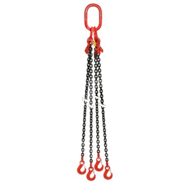 Tõstekett 4-haruline, grab hook'iga, 2 m, 1,7 t